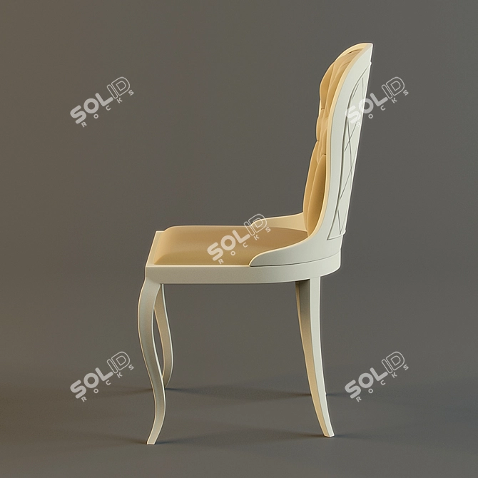 Venezia Pregno S46t Chair: Elegant and Comfortable 3D model image 3