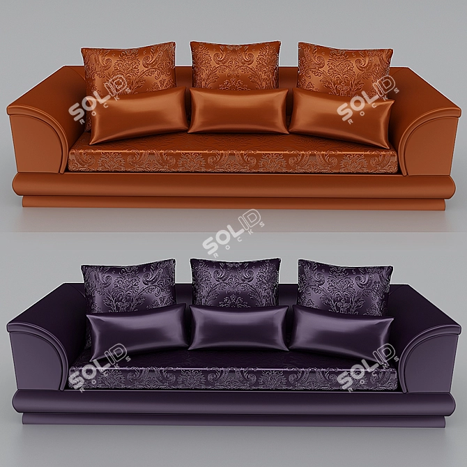 Luxurious Culebra Sofa: Modern Comfort 3D model image 1