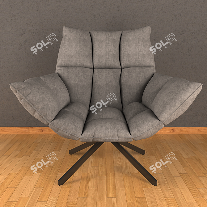 Cozy Lounge Chair 3D model image 1