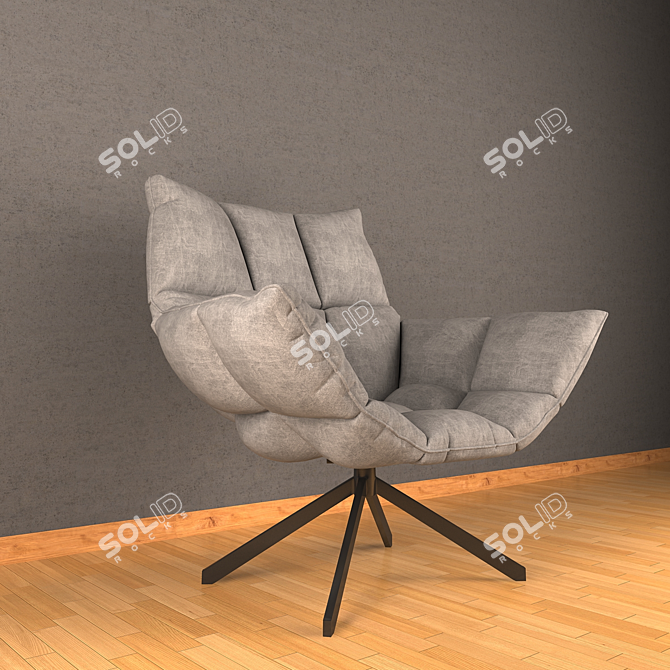 Cozy Lounge Chair 3D model image 2