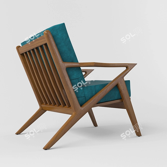 Modern Soto Chair: 3D Model 3D model image 2