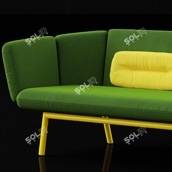 Bras Sofa Set: Elegant and Versatile 3D model image 2