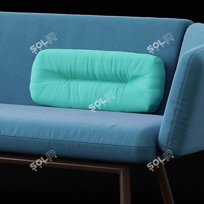 Bras Sofa Set: Elegant and Versatile 3D model image 3