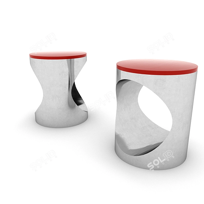 Dan Ryan Night Stand 3D model image 1