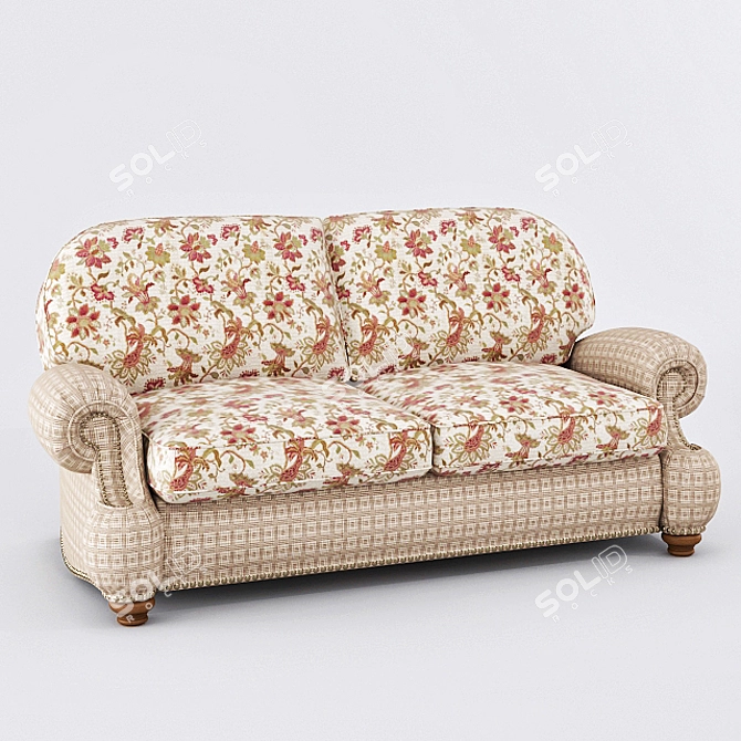 Luxury RoyBosh Demidov Sofa 3D model image 1