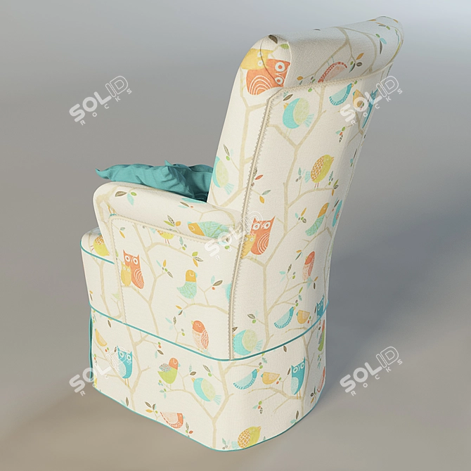 Sleek YOUNG Chair: Piermaria's Factory 3D model image 3