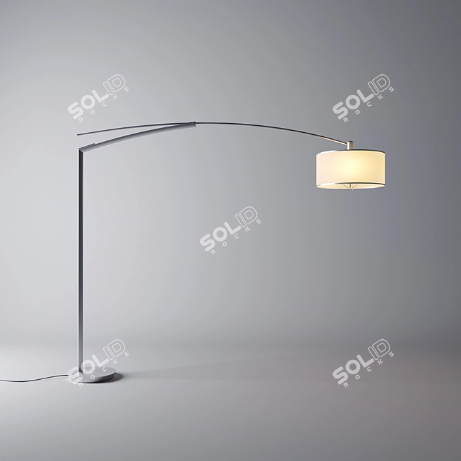 Dynamic Balance Floor Lamp 3D model image 1