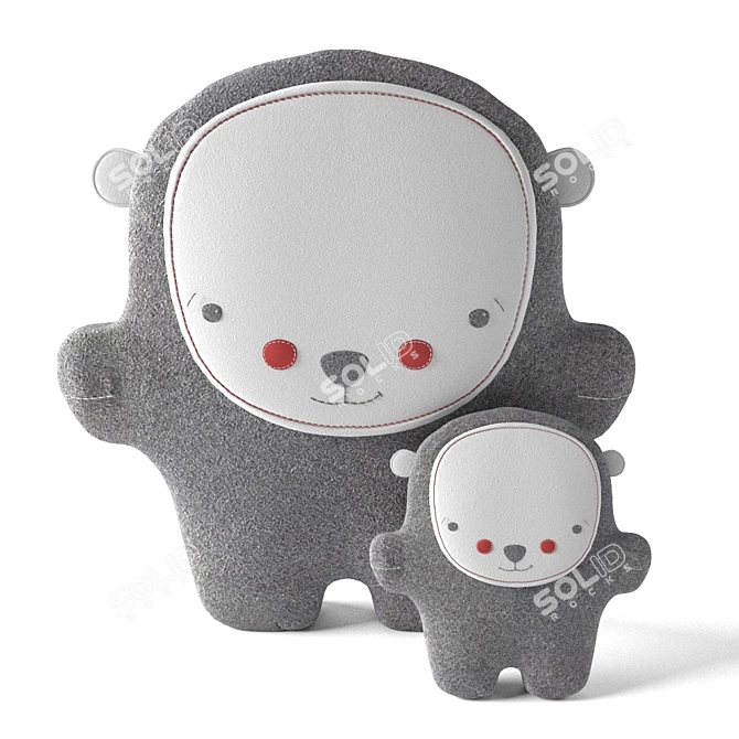 Bambaks Bears: Soft and Adorable Plushies 3D model image 1