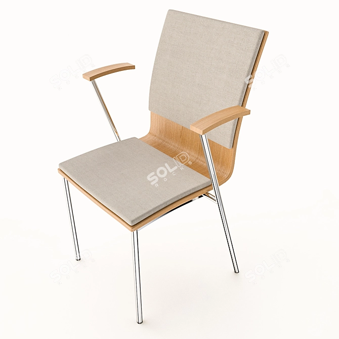 Versatile Stackable Chair - Picco Martela 3D model image 3