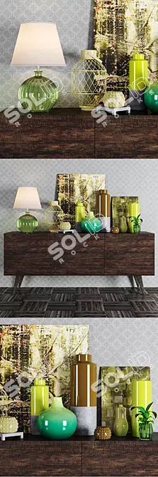 Elegant Console Tables 3D model image 1