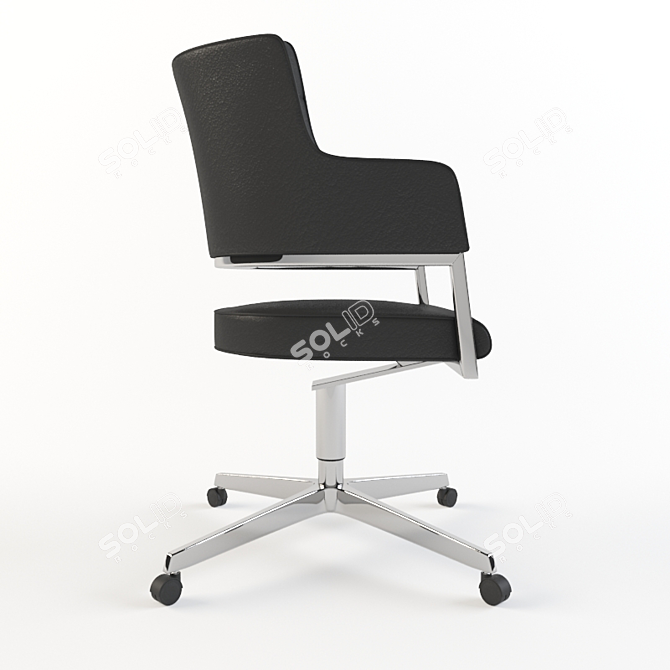 Elegant Adjustable Chair 3D model image 1