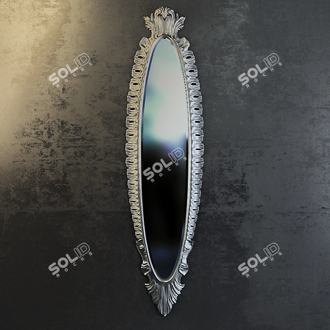 Elegant Belloni Mirror: Sleek Design 3D model image 1