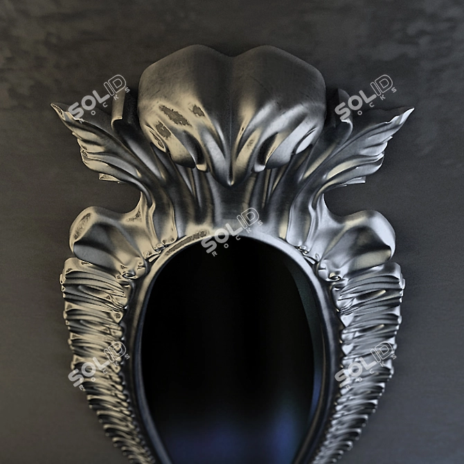 Elegant Belloni Mirror: Sleek Design 3D model image 2