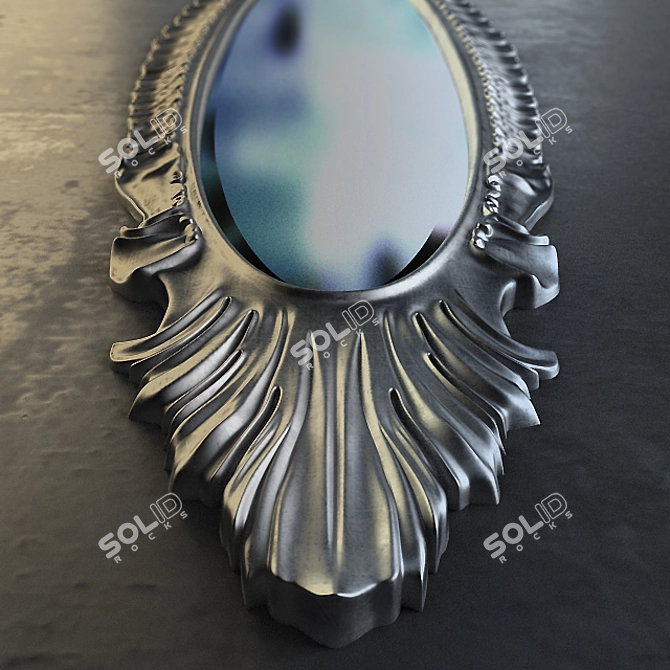 Elegant Belloni Mirror: Sleek Design 3D model image 3