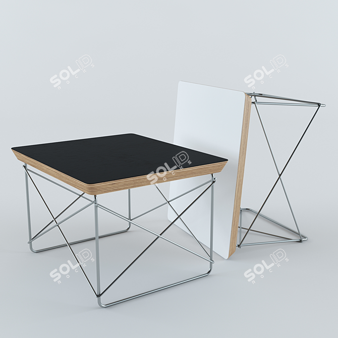 Eames Plywood Coffee Table 3D model image 1