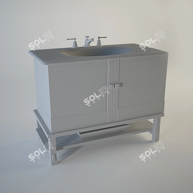 Title: KOHLER K-2469 Basin 3D model image 3