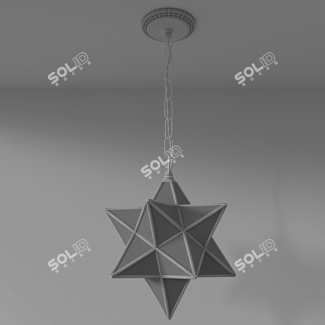 Artisan Handmade Lamp | 30cm Diameter 3D model image 2