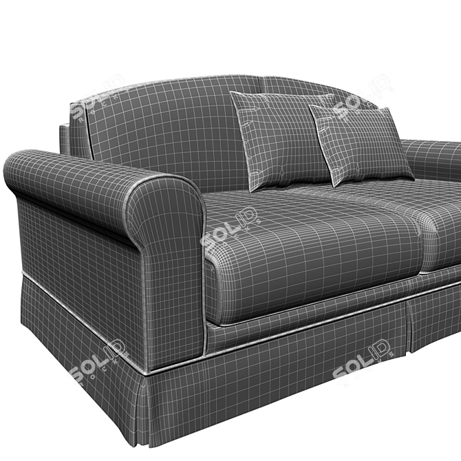 Italian Prince Sofa by Bodema 3D model image 2