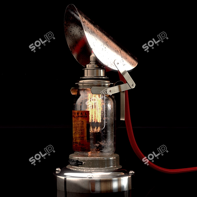 Vintage Renewal Electric Vaporizer Lamp 3D model image 1