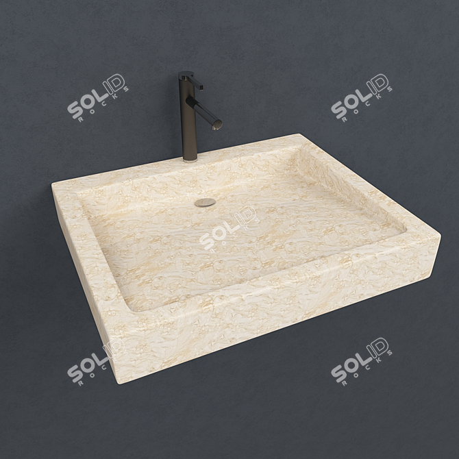 Countertop Sink 3D model image 1