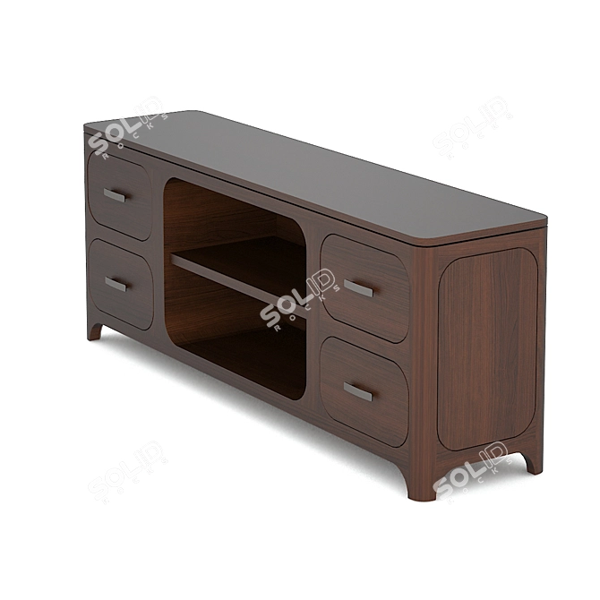 LOA Chest - Elegant and Versatile Storage 3D model image 3