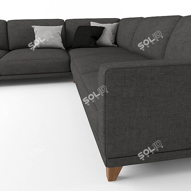 Comfy Lounge Sofa 3D model image 3