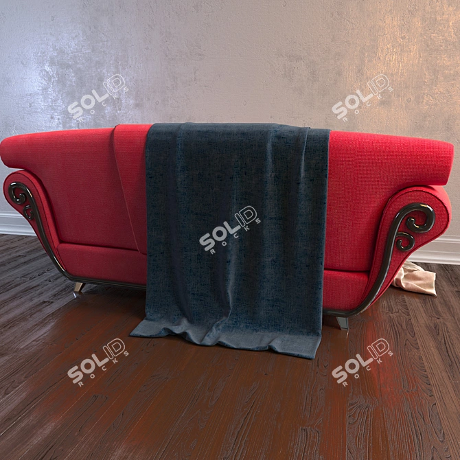 Modern Comfort Sofa 3D model image 2