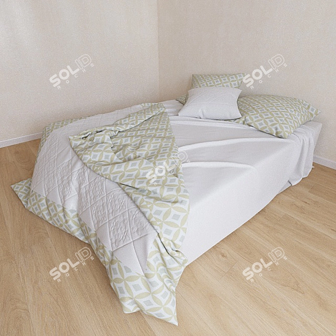 CozyDream Bed Set 3D model image 2