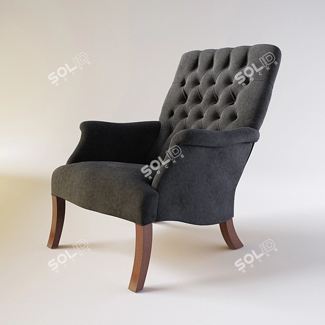 Sophisticated William Spooner Chair 3D model image 1