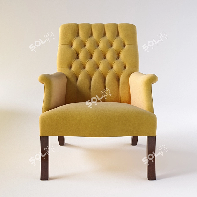 Sophisticated William Spooner Chair 3D model image 2