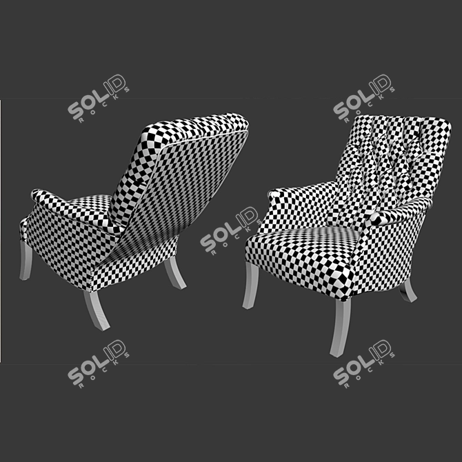 Sophisticated William Spooner Chair 3D model image 3