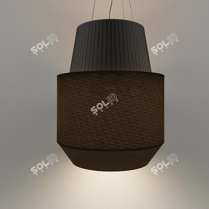 Cosmo Delta II Hanging Lamp 3D model image 1