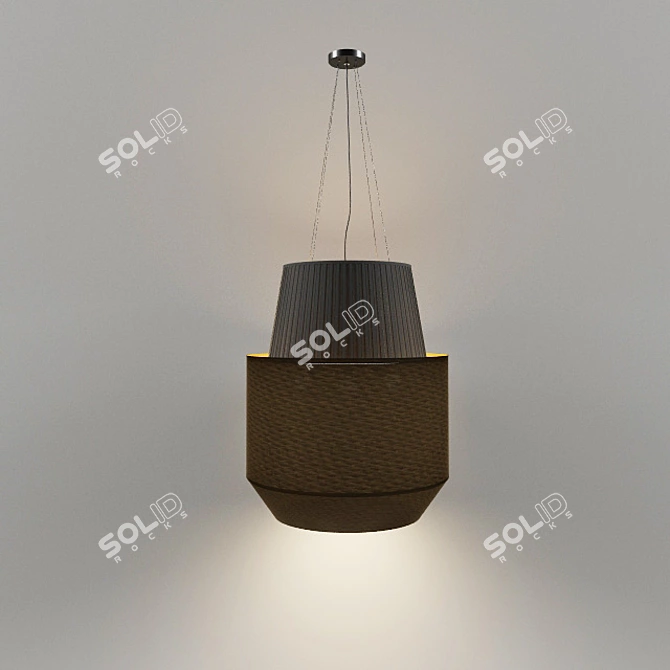 Cosmo Delta II Hanging Lamp 3D model image 3