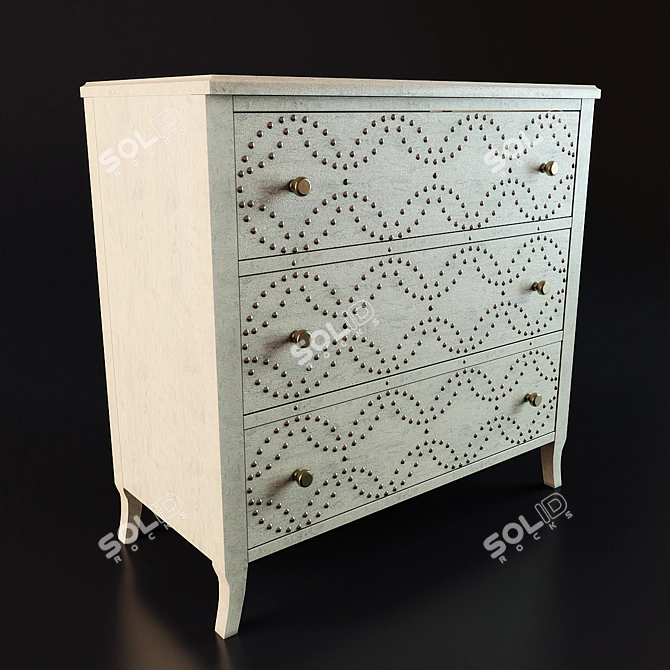 Venice Chest of Drawers 3D model image 1