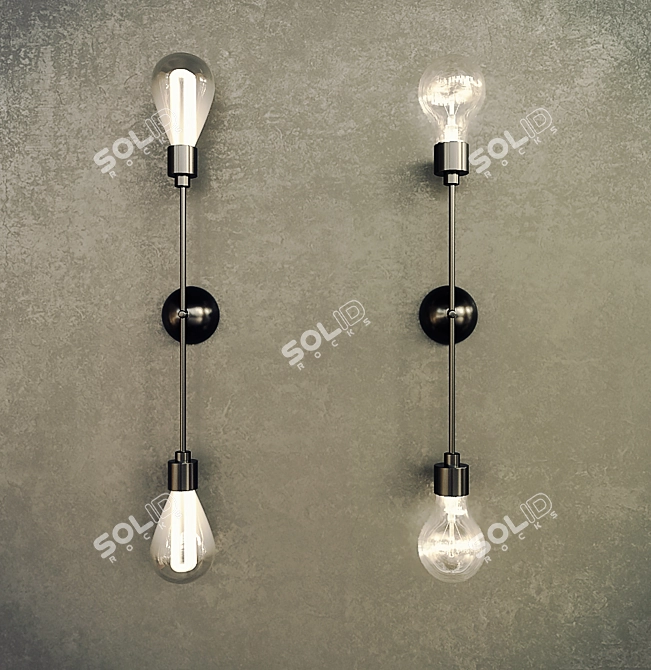 3D MAX Wall Light 3D model image 1