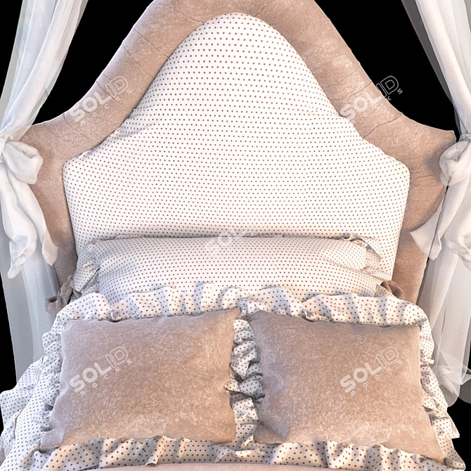  Adorable Dolphi Bed for Kids 3D model image 3