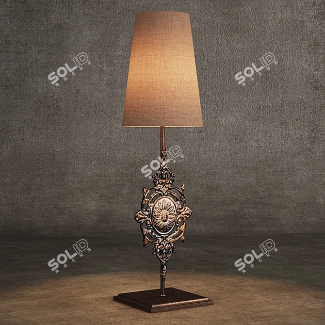 Elegant GIA Table Lamp: Illuminate your space 3D model image 1