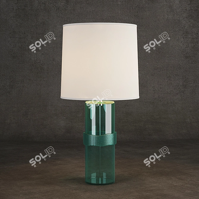 Elegant Topher Lamp - Gramercy Home 3D model image 1