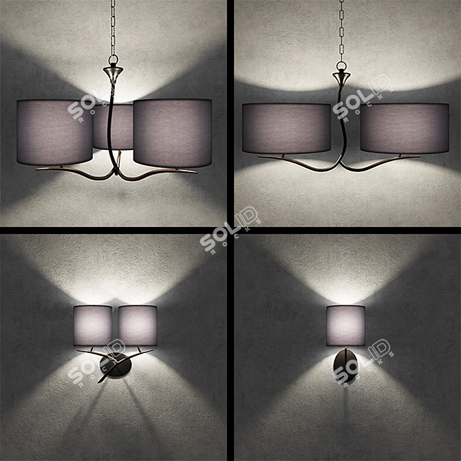 Cordoba Pendant Light Series 3D model image 1