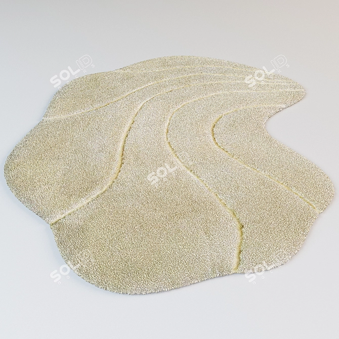 Luxury Acrylic Bath Rugs 3D model image 1