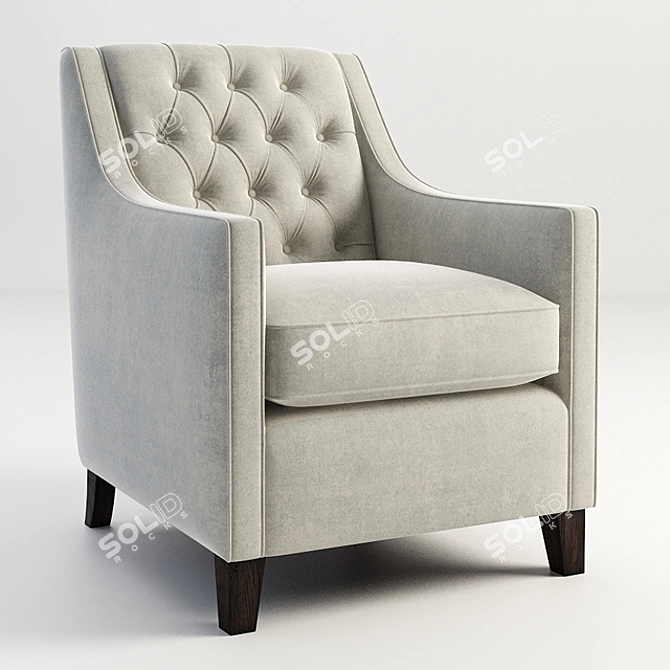 Debora Armchair - Modern Elegance for Your Home 3D model image 1