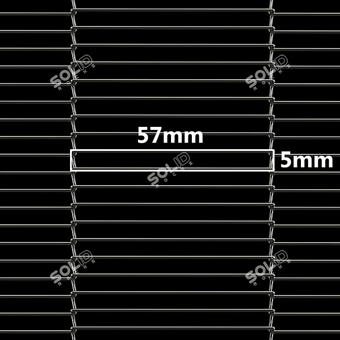 Flexible Metal Mesh for Architectural Purposes 3D model image 2