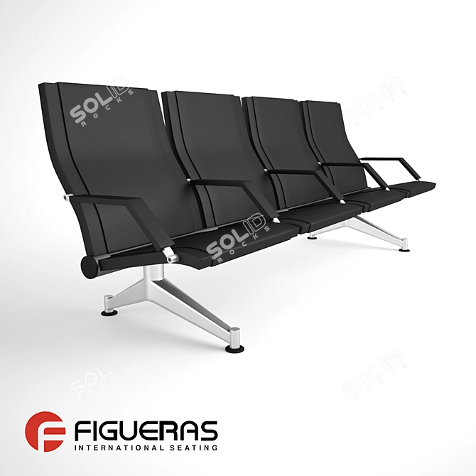 ErgoFlex Air Benches: Figueras 3100 3D model image 1