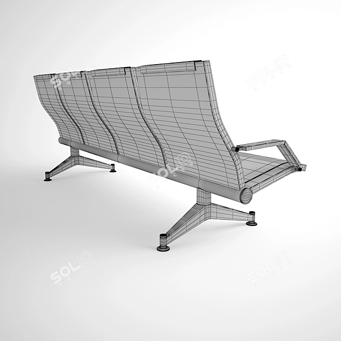 ErgoFlex Air Benches: Figueras 3100 3D model image 3
