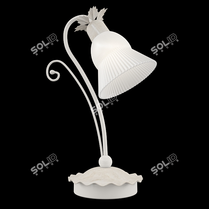 Elegant Odeon Creola Table Lamp 3D model image 1