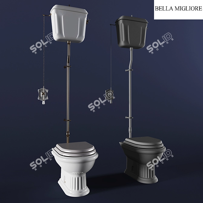 Migliore Bella Wall-Hung Toilet 3D model image 1