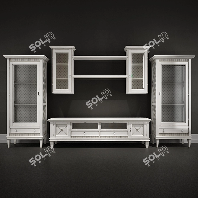 Tosato Living Room Furniture Set 3D model image 1