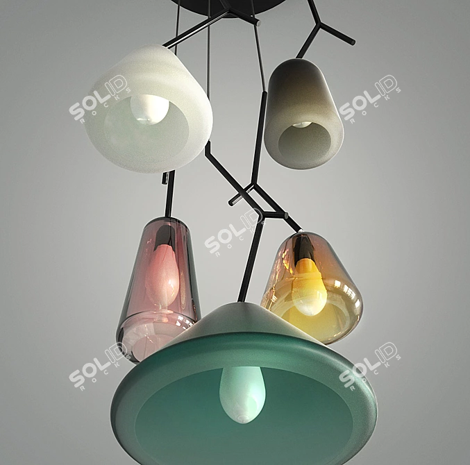 Vanamo Pendant Lamp: Modern Minimalist Lighting 3D model image 3