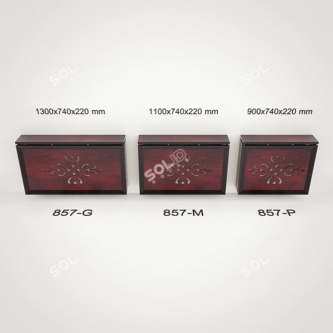 Alcomobel Grille 857 Series 3D model image 2