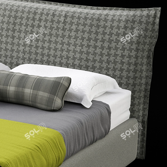 Bolzan Letti Handsome Bed - Luxury in Design 3D model image 2